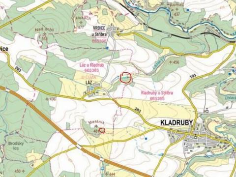 Prodej pozemku, Kladruby, 1234 m2