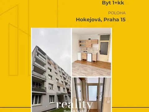 Pronájem bytu 1+kk, Praha - Hostivař, Hokejová, 23 m2