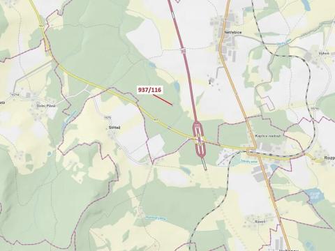 Dražba lesa, Netřebice, 295 m2