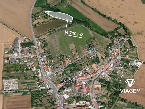 Prodej podílu lesa, Charváty, 596 m2