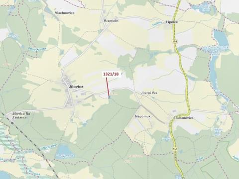 Dražba lesa, Jílovice, 3594 m2