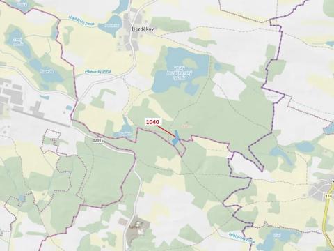 Dražba lesa, Hradiště, 6519 m2