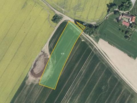 Prodej pole, Vyklantice, 7316 m2