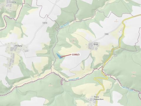 Dražba lesa, Čestín, 7932 m2