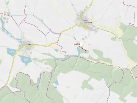 Dražba lesa, Dolní Vilémovice, 1134 m2