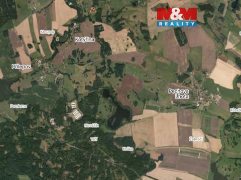 Prodej pole, Kostelec nad Vltavou - Přílepov, 9668 m2