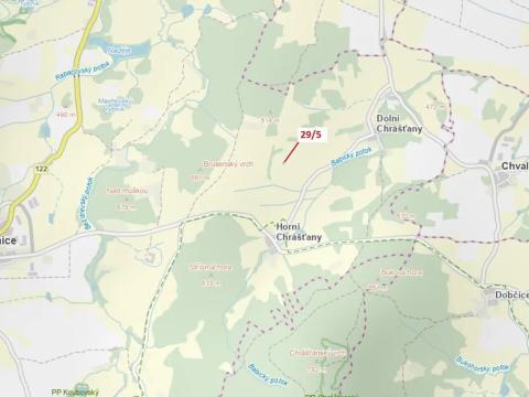 Dražba pole, Lhenice, 190 m2