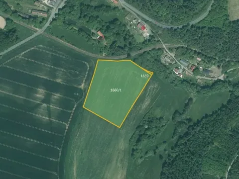 Prodej podílu pole, Bor, 40661 m2