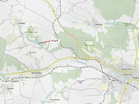 Dražba lesa, Přílepy, 7060 m2