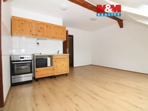 Pronájem bytu 1+1, Cvikov - Cvikov I, Československé armády, 43 m2