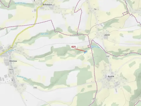 Dražba lesa, Ohnišov, 4071 m2