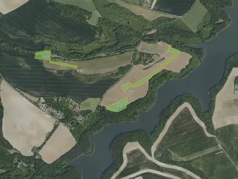 Prodej podílu pole, Chlístovice, 71824 m2