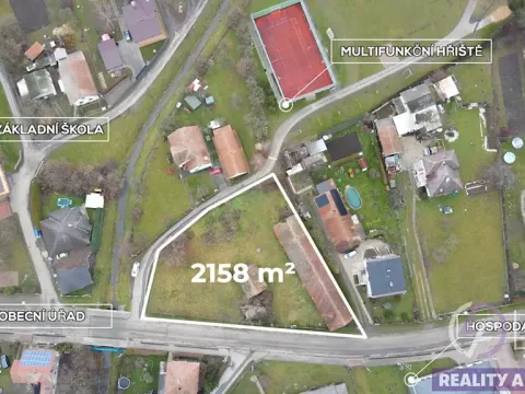 Prodej pozemku pro bydlení, Dolní Ředice, 2158 m2