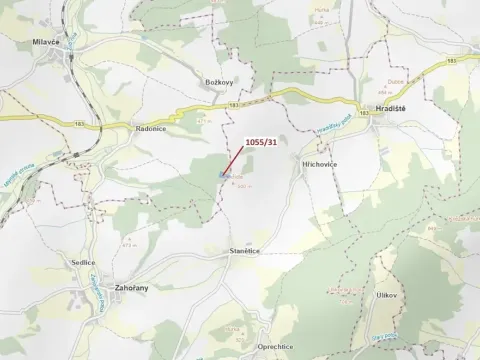 Dražba lesa, Milavče, 9168 m2