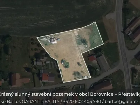 Prodej pozemku, Borovnice - Přestavlky, 3744 m2