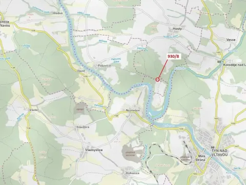 Dražba lesa, Hosty, 140 m2