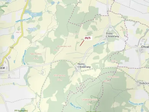 Dražba pole, Lhenice, 190 m2