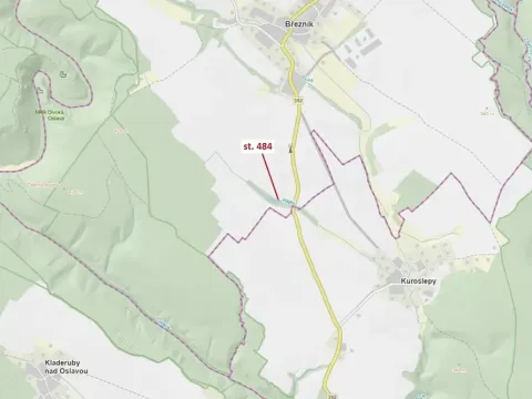 Dražba pozemku, Březník, 47 m2