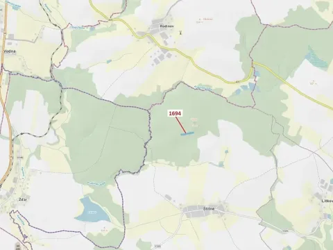 Dražba lesa, Žirovnice, 5755 m2