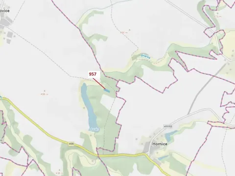 Dražba lesa, Mladoňovice, 2344 m2