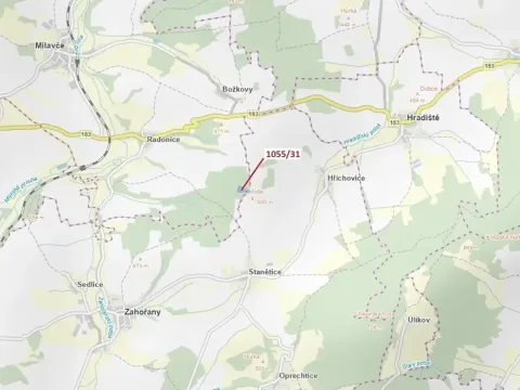 Dražba lesa, Milavče, 9168 m2