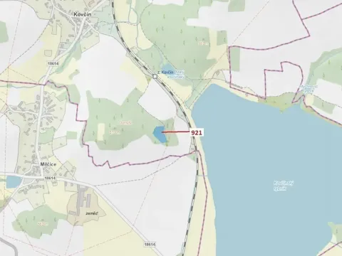 Dražba lesa, Kovčín, 4401 m2