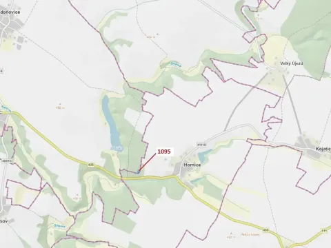 Dražba lesa, Mladoňovice, 1427 m2