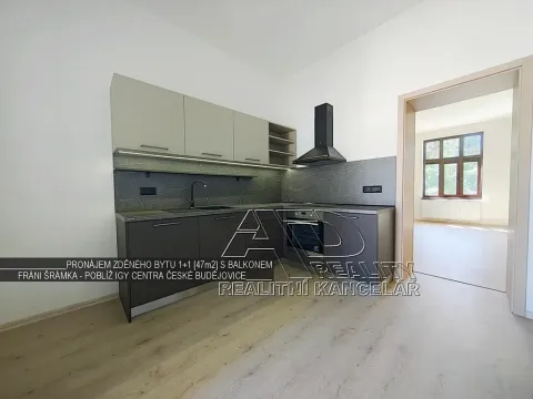 Pronájem bytu 1+1, České Budějovice, Fráni Šrámka, 40 m2