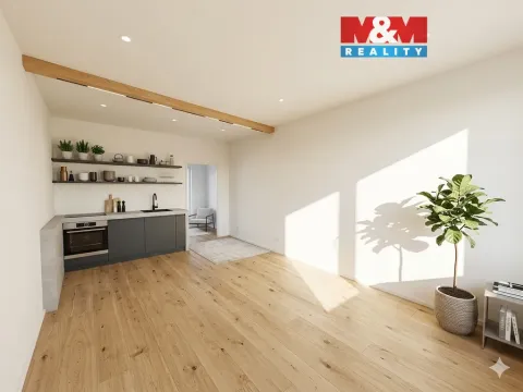 Pronájem bytu 1+kk, Děčín - Děčín VI-Letná, Želenická, 28 m2