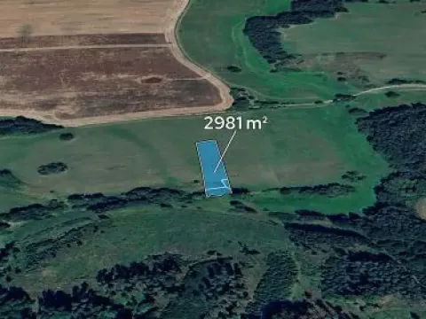 Prodej podílu pole, Kostelec nad Vltavou, 1490 m2