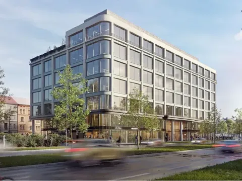 Pronájem kanceláře, Praha - Karlín, Rohanské nábřeží, 1543 m2