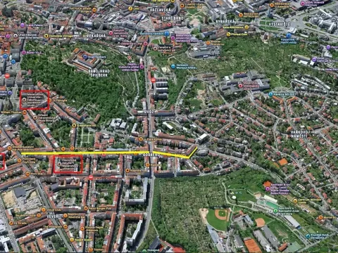 Pronájem bytu 2+kk, Brno, Gorkého, 40 m2