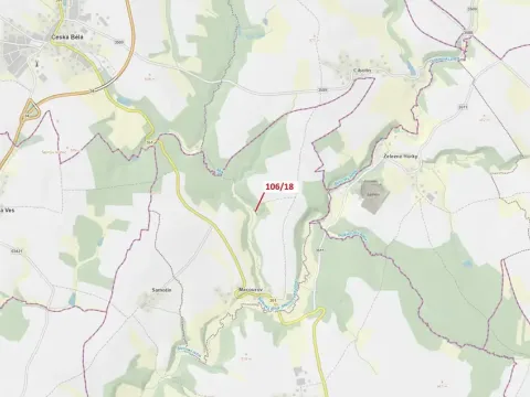 Dražba louky, Žižkovo Pole, 135 m2