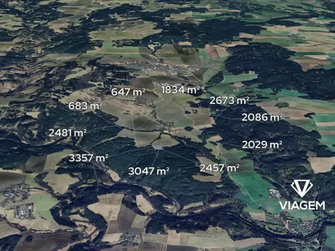 Prodej podílu pole, Černošín, 1419 m2