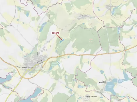 Dražba louky, Strmilov, 9096 m2