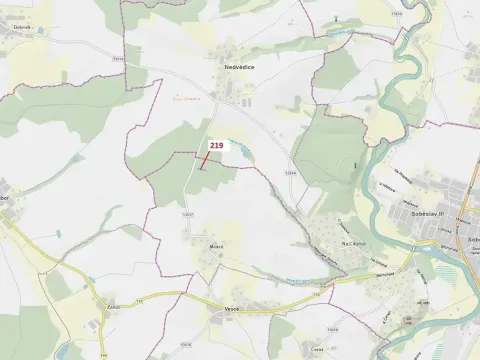 Dražba lesa, Vesce, 1673 m2