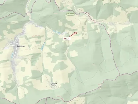 Dražba lesa, Zděchov, 216 m2