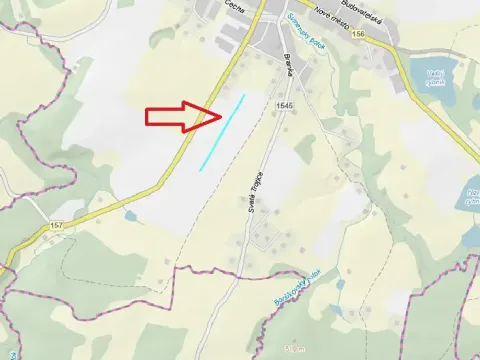 Prodej podílu pole, Trhové Sviny, 2566 m2