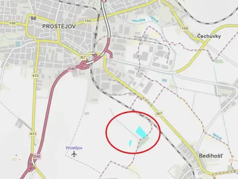 Prodej pole, Prostějov, 36814 m2