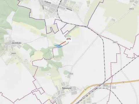 Dražba lesa, Jeviněves, 10319 m2