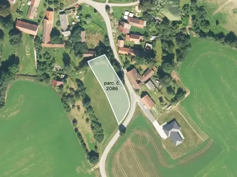 Prodej podílu pozemku pro bydlení, Křešín, 420 m2