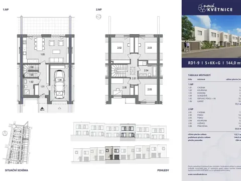 Prodej rodinného domu, Květnice, Kostivalová, 137 m2