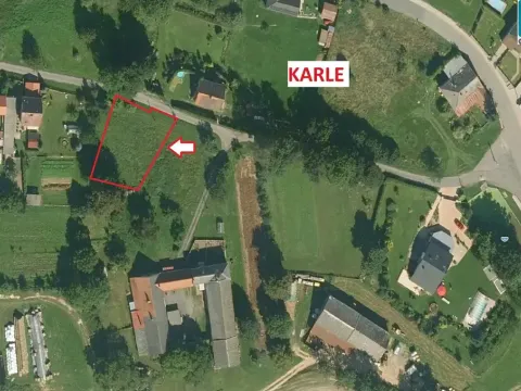 Prodej pozemku pro bydlení, Karle, 755 m2