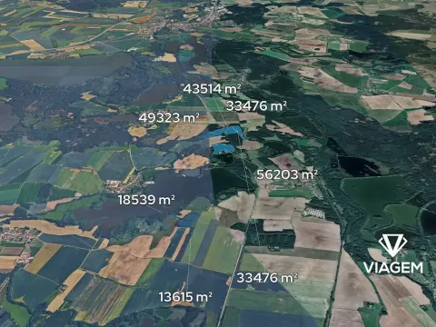 Prodej podílu lesa, Ponědraž, 5504 m2