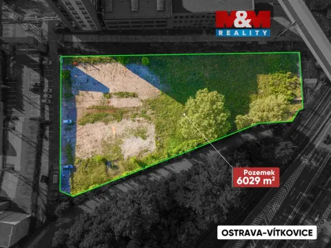 Pronájem komerčního pozemku, Ostrava, Výstavní, 6029 m2