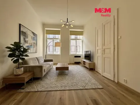 Pronájem bytu 1+1, Praha - Smíchov, Vltavská, 40 m2