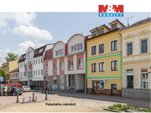 Pronájem bytu 2+kk, Strakonice - Strakonice I, Palackého náměstí, 55 m2