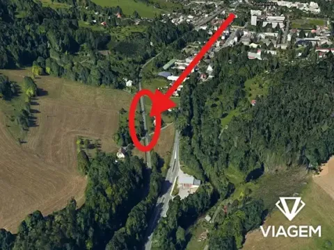 Prodej zahrady, Slaná, 658 m2