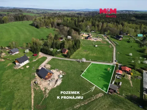 Pronájem zahrady, Liberk - Bělá, 1375 m2