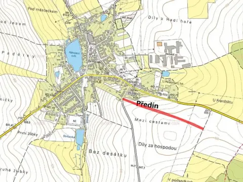 Prodej komerčního pozemku, Předín, 5761 m2
